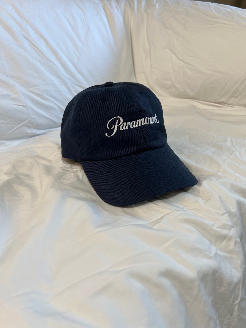 Paramount Embroidered Navy Baseball Cap
